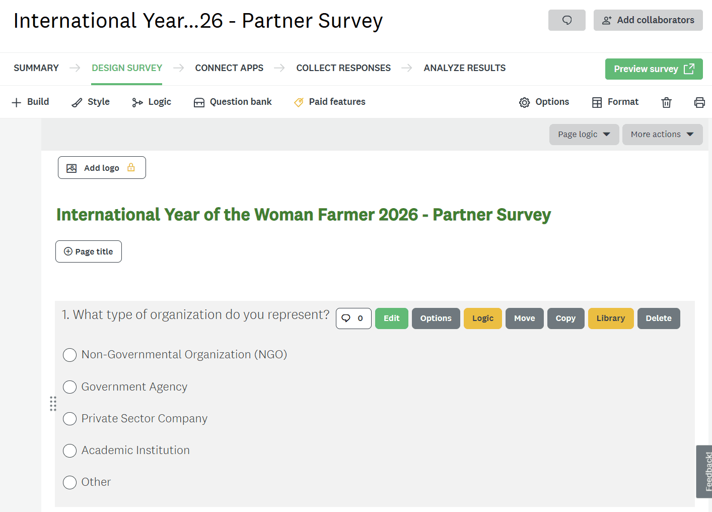 Gather Data With Surveys
