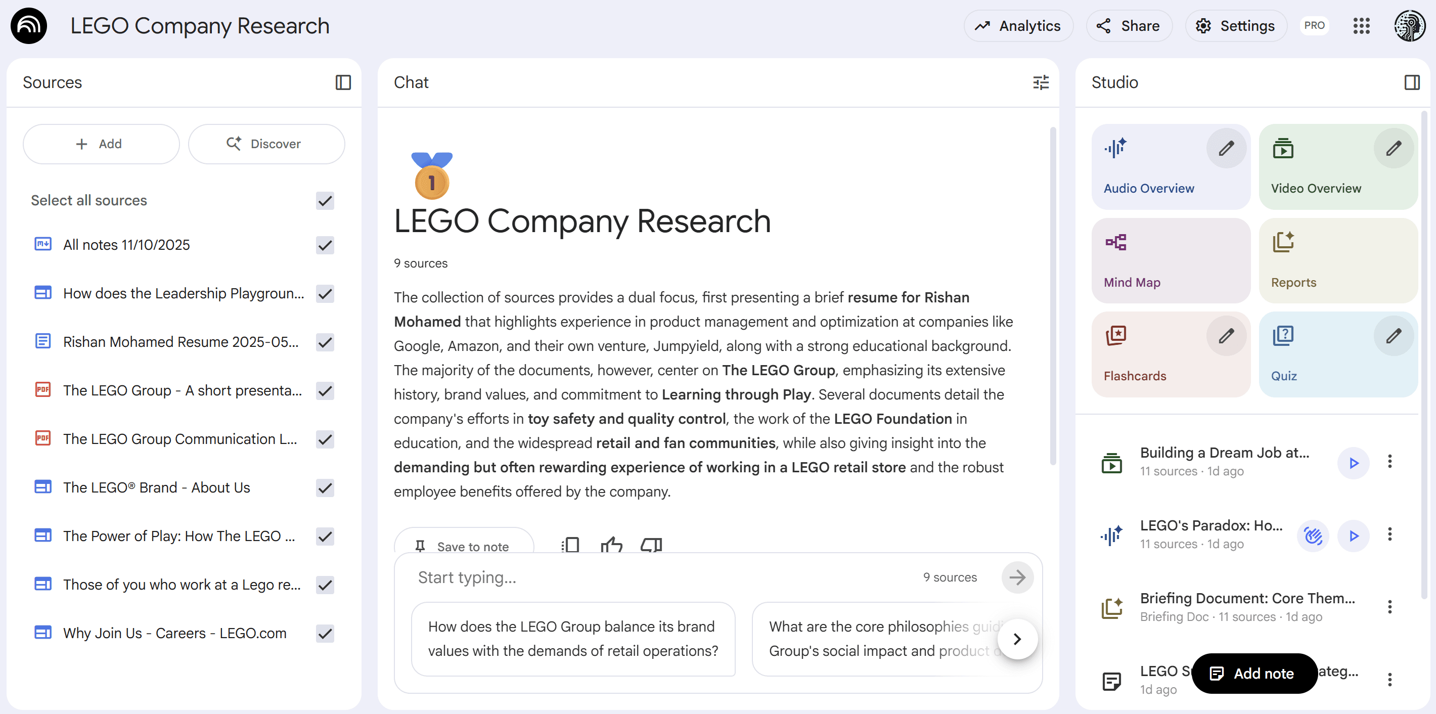Do In-Depth Company Research Instantly